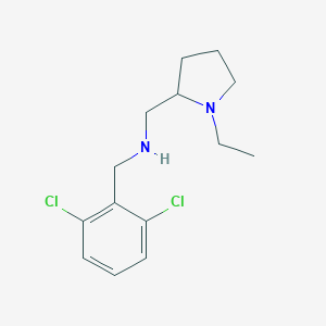 molecular formula C14H20Cl2N2 B315019 N-(2,6-dichlorobenzyl)-N-[(1-ethyl-2-pyrrolidinyl)methyl]amine 