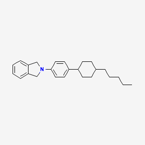 molecular formula C25H33N B3150204 2-[4-(4-Pentylcyclohexyl)phenyl]isoindoline CAS No. 685108-39-8