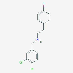 molecular formula C15H14Cl2FN B315021 N-(3,4-dichlorobenzyl)-2-(4-fluorophenyl)ethanamine 
