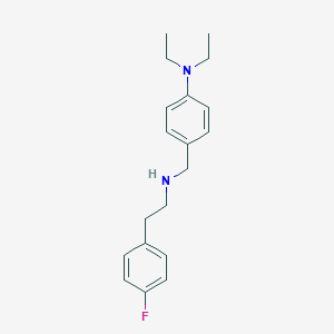 molecular formula C19H25FN2 B315023 N-[4-(diethylamino)benzyl]-N-[2-(4-fluorophenyl)ethyl]amine 