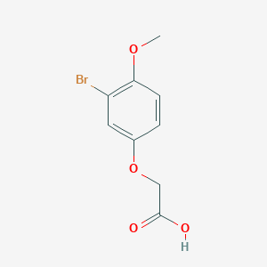 molecular formula C9H9BrO4 B3150234 2-(3-溴-4-甲氧基苯氧基)乙酸 CAS No. 68545-92-6