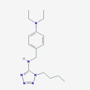 molecular formula C16H26N6 B315026 1-butyl-N-[4-(diethylamino)benzyl]-1H-tetrazol-5-amine 