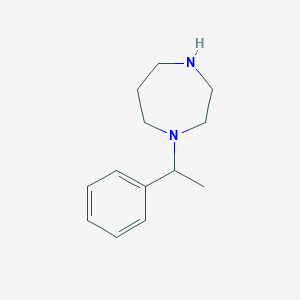 molecular formula C13H20N2 B3150279 1-(1-苯乙基)-1,4-二氮杂环戊烷 CAS No. 685892-10-8