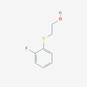 molecular formula C8H9FOS B3150283 2-((2-Fluorophenyl)thio)ethanol CAS No. 685892-15-3