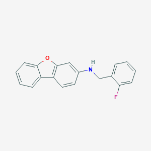 N-dibenzo[b,d]furan-3-yl-N-(2-fluorobenzyl)amine