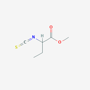 molecular formula C6H9NO2S B3150343 Methyl DL-2-isothiocyanatobutyrate CAS No. 68693-53-8