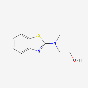 molecular formula C10H12N2OS B3150350 2-(甲基(2-羟乙基)氨基)苯并噻唑 CAS No. 68720-62-7