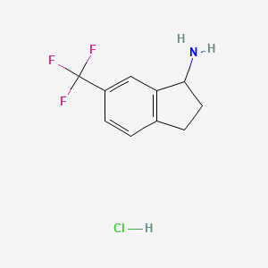 6-Trifluoromethyl-indan-1-ylamine hydrochloride