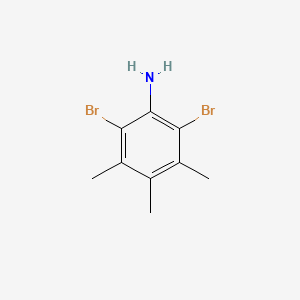 molecular formula C9H11Br2N B3150403 2,6-Dibromo-3,4,5-trimethylaniline CAS No. 68818-73-5