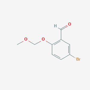 molecular formula C9H9BrO3 B3150407 5-Bromo-2-(methoxymethoxy)benzaldehyde CAS No. 68860-39-9