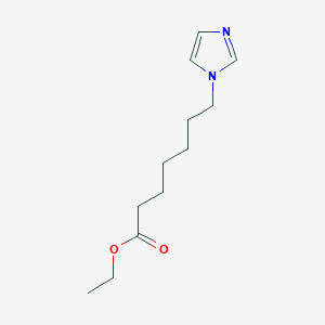 molecular formula C12H20N2O2 B3150446 Carbethoxyhexyl Imidazole CAS No. 68887-62-7