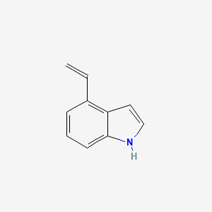 molecular formula C10H9N B3150453 1H-Indole, 4-ethenyl- CAS No. 68900-05-0