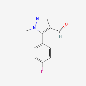 5-(4-fluorophenyl)-1-methyl-1H-pyrazole-4-carbaldehyde