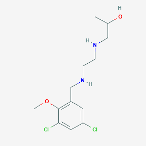 molecular formula C13H20Cl2N2O2 B315047 1-({2-[(3,5-Dichloro-2-methoxybenzyl)amino]ethyl}amino)-2-propanol 