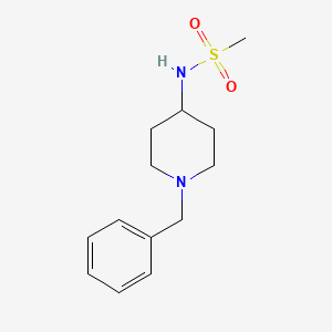 molecular formula C13H20N2O2S B3150493 N-(1-benzylpiperidin-4-yl)methanesulfonamide CAS No. 68996-25-8