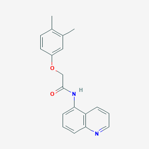 molecular formula C19H18N2O2 B315052 2-(3,4-dimethylphenoxy)-N-quinolin-5-ylacetamide 