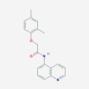 2-(2,4-dimethylphenoxy)-N-(5-quinolinyl)acetamide