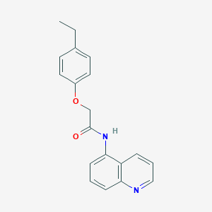 molecular formula C19H18N2O2 B315054 2-(4-ethylphenoxy)-N-(5-quinolinyl)acetamide 
