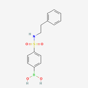[4-[[(2-phenylethyl)amino]sulfonyl]phenyl]Boronic acid