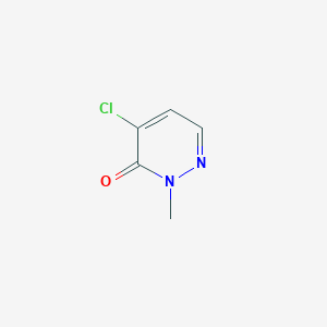 molecular formula C5H5ClN2O B3150663 4-氯-2-甲基吡哒嗪-3(2H)-酮 CAS No. 69207-44-9