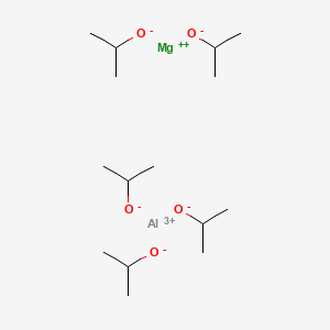 molecular formula C15H35AlMgO5 B3150669 Aluminum magnesium isopropoxide,99.95+%(metals basis) CAS No. 69207-83-6