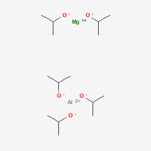 molecular formula C15H35AlMgO5 B3150669 aluminum;magnesium;propan-2-olate CAS No. 69207-83-6