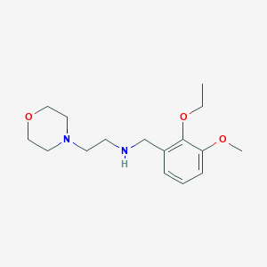 molecular formula C16H26N2O3 B315069 N-(2-ethoxy-3-methoxybenzyl)-2-(morpholin-4-yl)ethanamine 