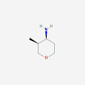 molecular formula C6H13NO B3150728 (3S,4S)-3-甲基四氢-2H-吡喃-4-胺 CAS No. 693245-62-4