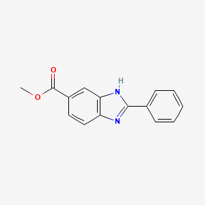 Methyl 2-phenyl-3h-benzo[d]imidazole-5-carboxylate