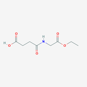 molecular formula C8H13NO5 B3150818 4-[(2-Ethoxy-2-oxoethyl)amino]-4-oxobutanoic acid CAS No. 69622-18-0