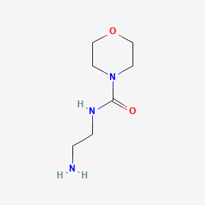 molecular formula C7H15N3O2 B3150821 N-(2-aminoethyl)morpholine-4-carboxamide CAS No. 69630-16-6