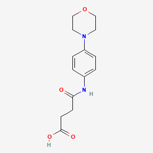 4-[(4-Morpholin-4-ylphenyl)amino]-4-oxobutanoic acid