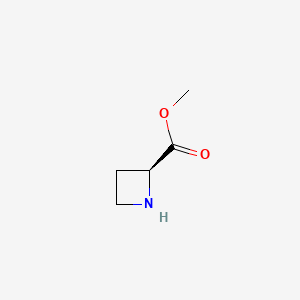 molecular formula C5H9NO2 B3150850 (S)-Methyl azetidine-2-carboxylate CAS No. 69684-70-4