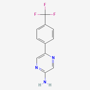 2-Amino-5-(4-trifluoromethylphenyl)pyrazine