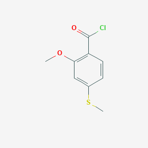 2-Methoxy-4-(methylthio)benzoyl chloride