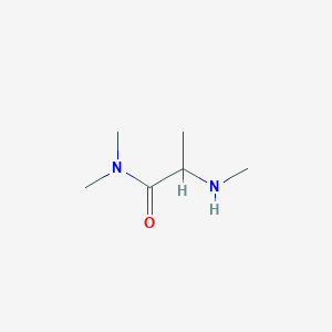 molecular formula C6H14N2O B3150930 N,N-dimethyl-2-(methylamino)propanamide CAS No. 69902-16-5