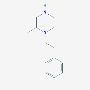 2-Methyl-1-(2-phenylethyl)piperazine