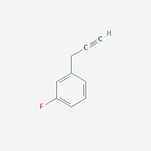 molecular formula C9H7F B3151012 1-Fluoro-3-prop-2-yn-1-ylbenzene CAS No. 70090-72-1