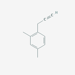 molecular formula C11H12 B3151015 2,4-Dimethyl-1-(prop-2-yn-1-yl)benzene CAS No. 70090-74-3