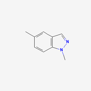 molecular formula C9H10N2 B3151027 1,5-二甲基-1H-吲唑 CAS No. 70127-93-4