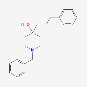 1-Benzyl-4-(3-phenylpropyl)piperidin-4-ol