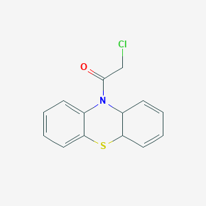 molecular formula C14H12ClNOS B3151055 2-Chloro-1-(4a,10a-dihydro-phenothiazin-10-yl)-ethanone CAS No. 701920-71-0
