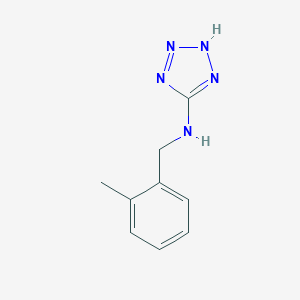 molecular formula C9H11N5 B315109 N-(2-methylbenzyl)-N-(2H-tetraazol-5-yl)amine 