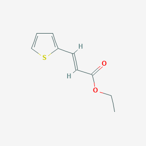 molecular formula C9H10O2S B3151122 (E)-Ethyl 3-(thiophen-2-yl)acrylate CAS No. 70326-81-7