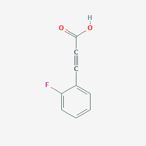 molecular formula C9H5FO2 B3151165 3-(2-Fluorophenyl)propiolic acid CAS No. 704-97-2