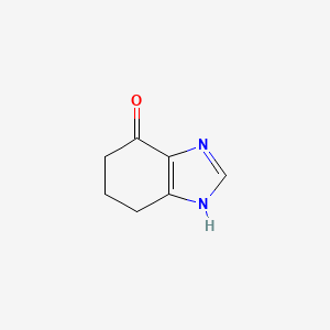 molecular formula C7H8N2O B3151191 1,5,6,7-Tetrahydro-4H-benzimidazol-4-one CAS No. 70500-91-3