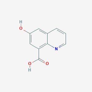 molecular formula C10H7NO3 B3151198 6-Hydroxyquinoline-8-carboxylic acid CAS No. 70585-55-6