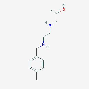 molecular formula C13H22N2O B315120 1-({2-[(4-Methylbenzyl)amino]ethyl}amino)-2-propanol 