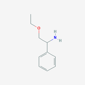 molecular formula C10H15NO B3151247 2-Ethoxy-1-phenylethanamine CAS No. 70743-39-4