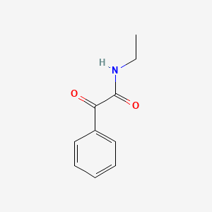 molecular formula C10H11NO2 B3151275 N-ethyl-2-oxo-2-phenylacetamide CAS No. 70817-57-1